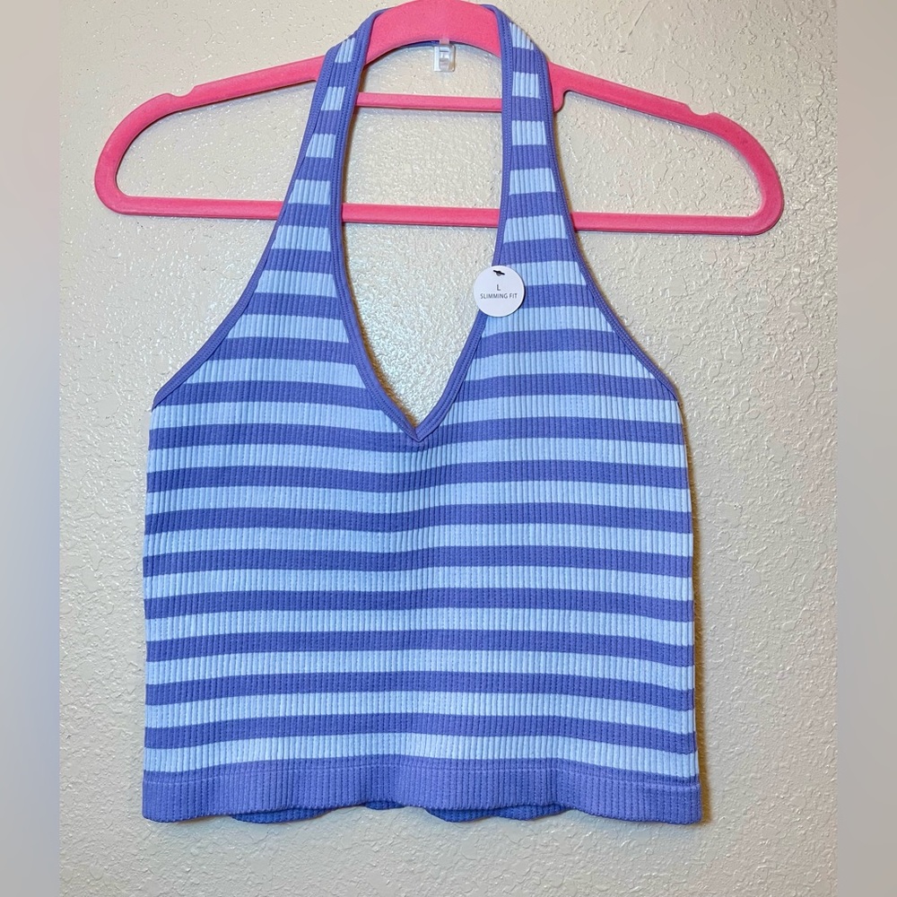 Cropped halter top Size L